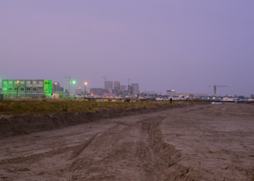 Houthavens - Na zonsondergang